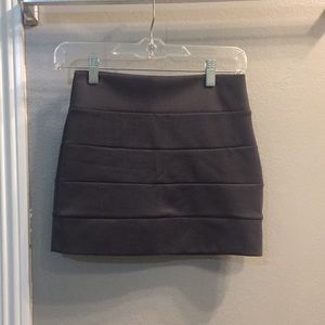 Dak grey bandage skirt